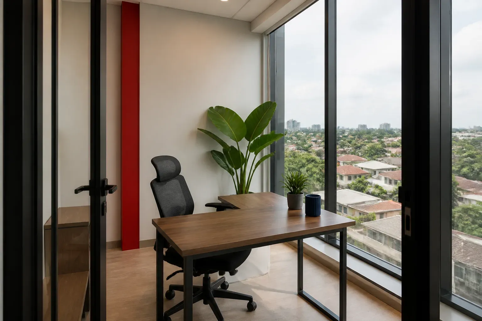 Private office suite at Godori Office, Permas Jaya